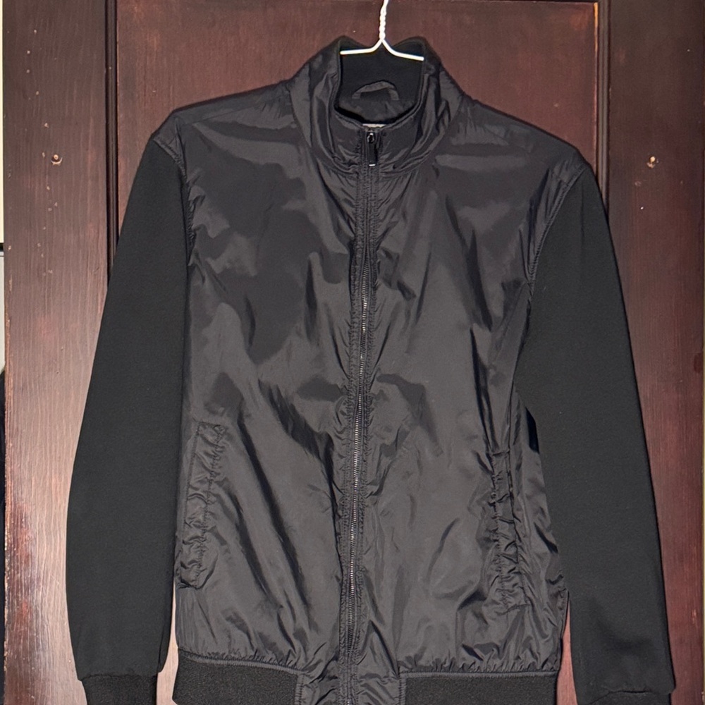 Zara Men's Black Varsity Jacket